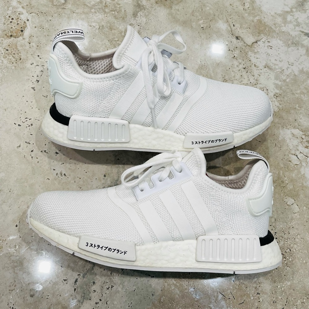 Adidas NMD_R1 J 'Cloud white' Shoes Sz 4 Juniors